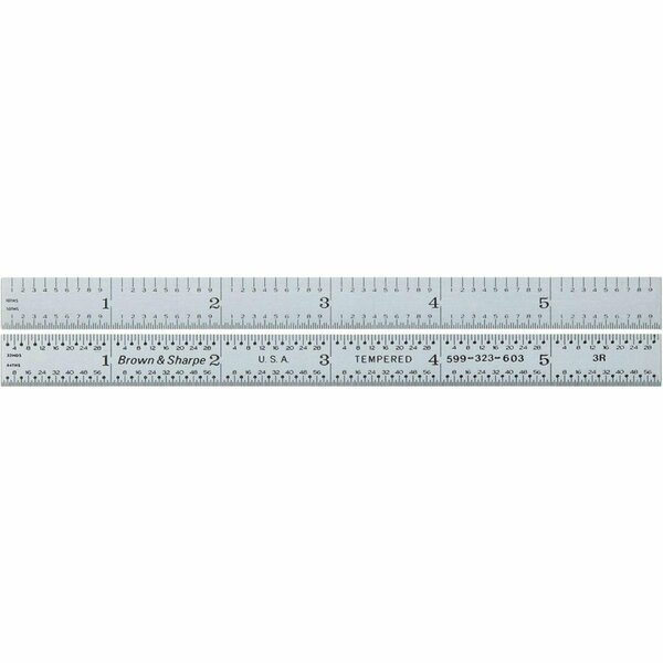 Bns Flexible Steel Rule, Inch 599-314-1205